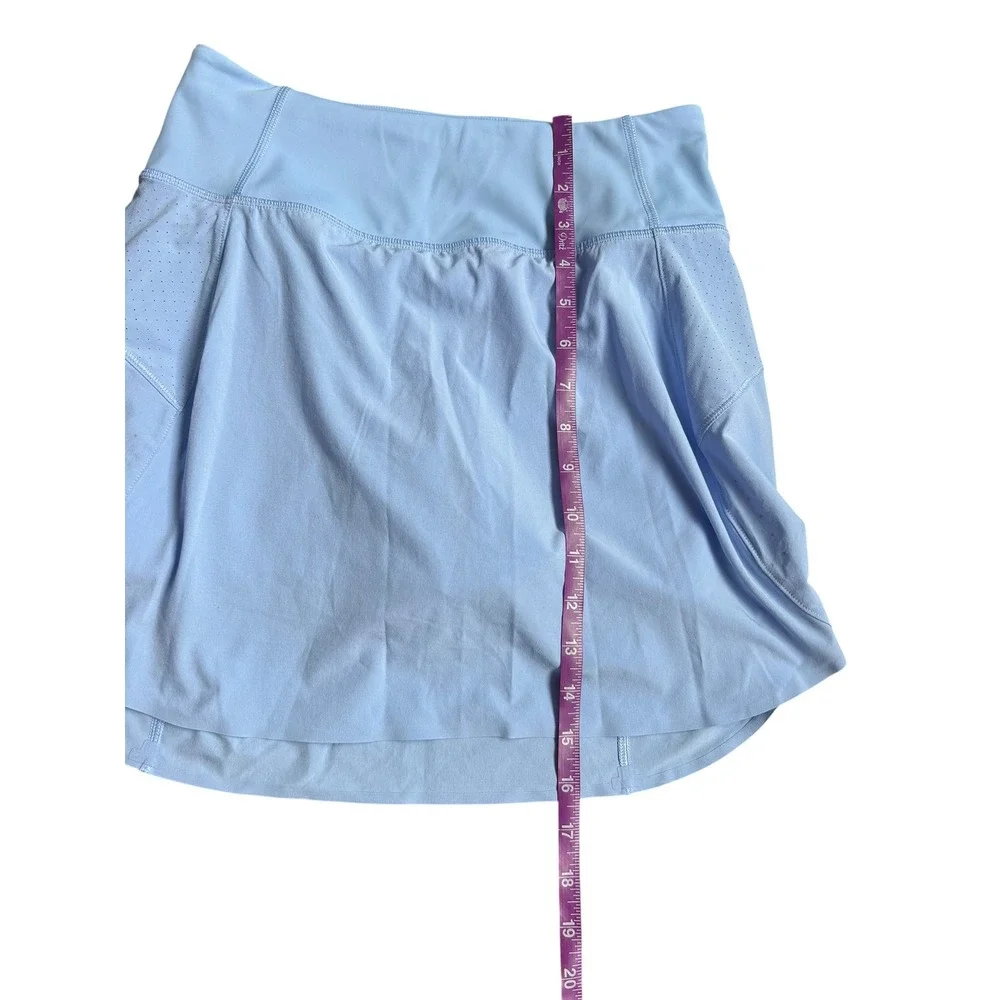 Athleta Run With It 16 Skort Light Blue Periwinkle XS‎ Running Tennis Skirt